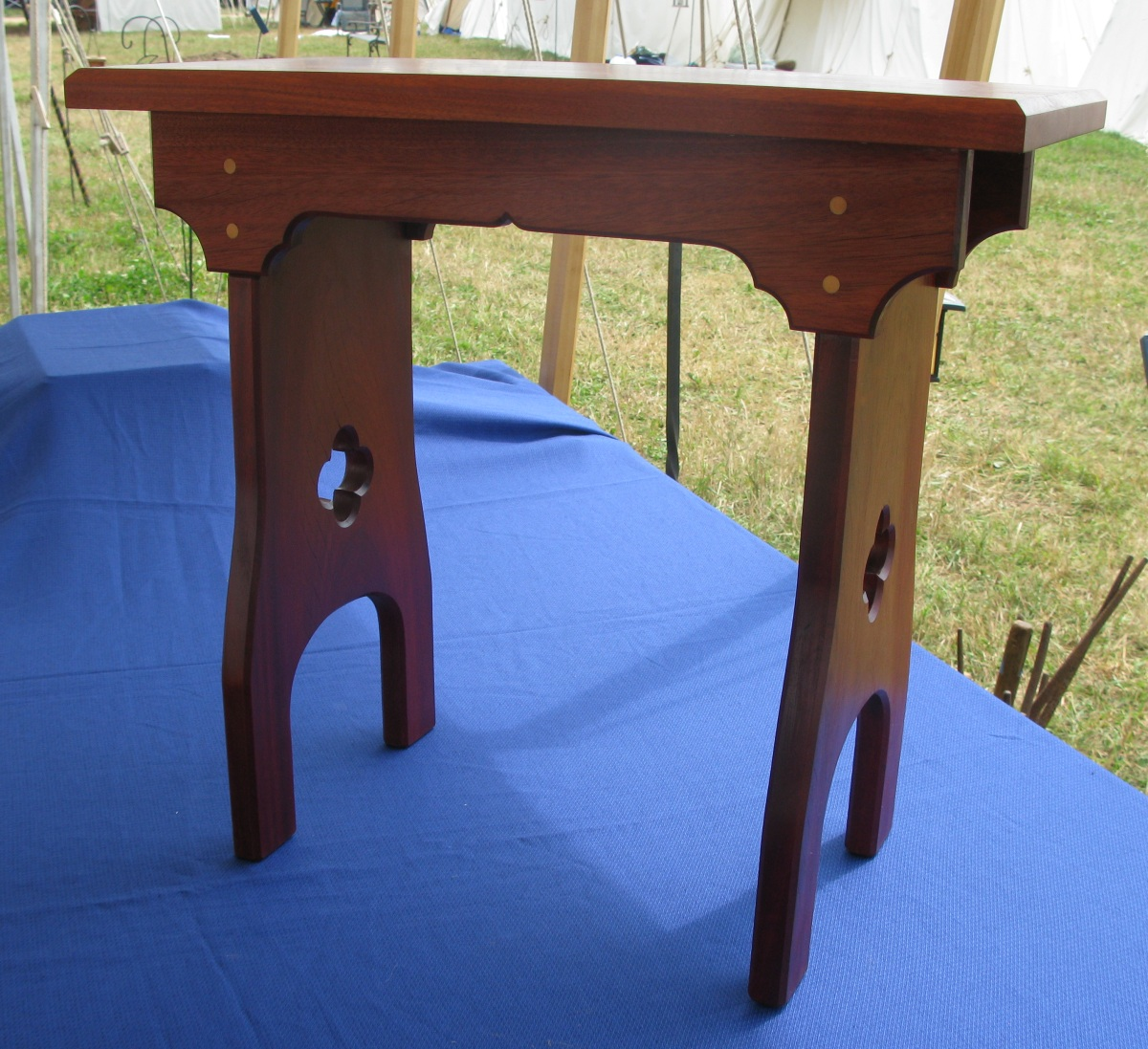 15th Century French Bench in Bloodwood (2012)