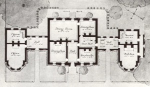 Floorplan of the Hammond-Harwood House